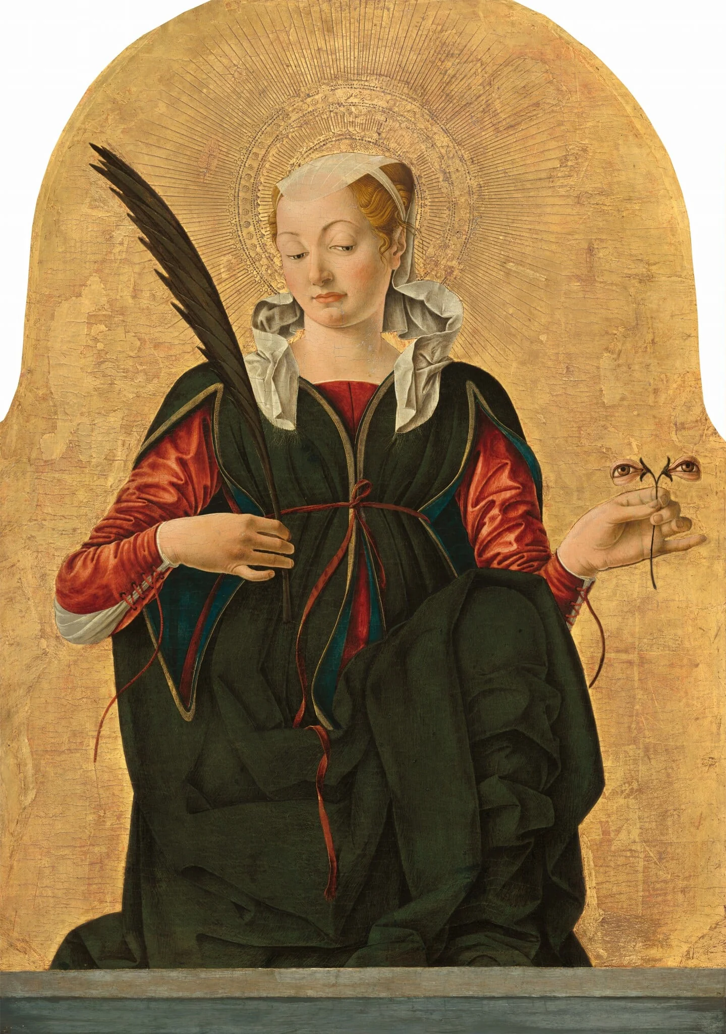 Saint Lucy, detail
