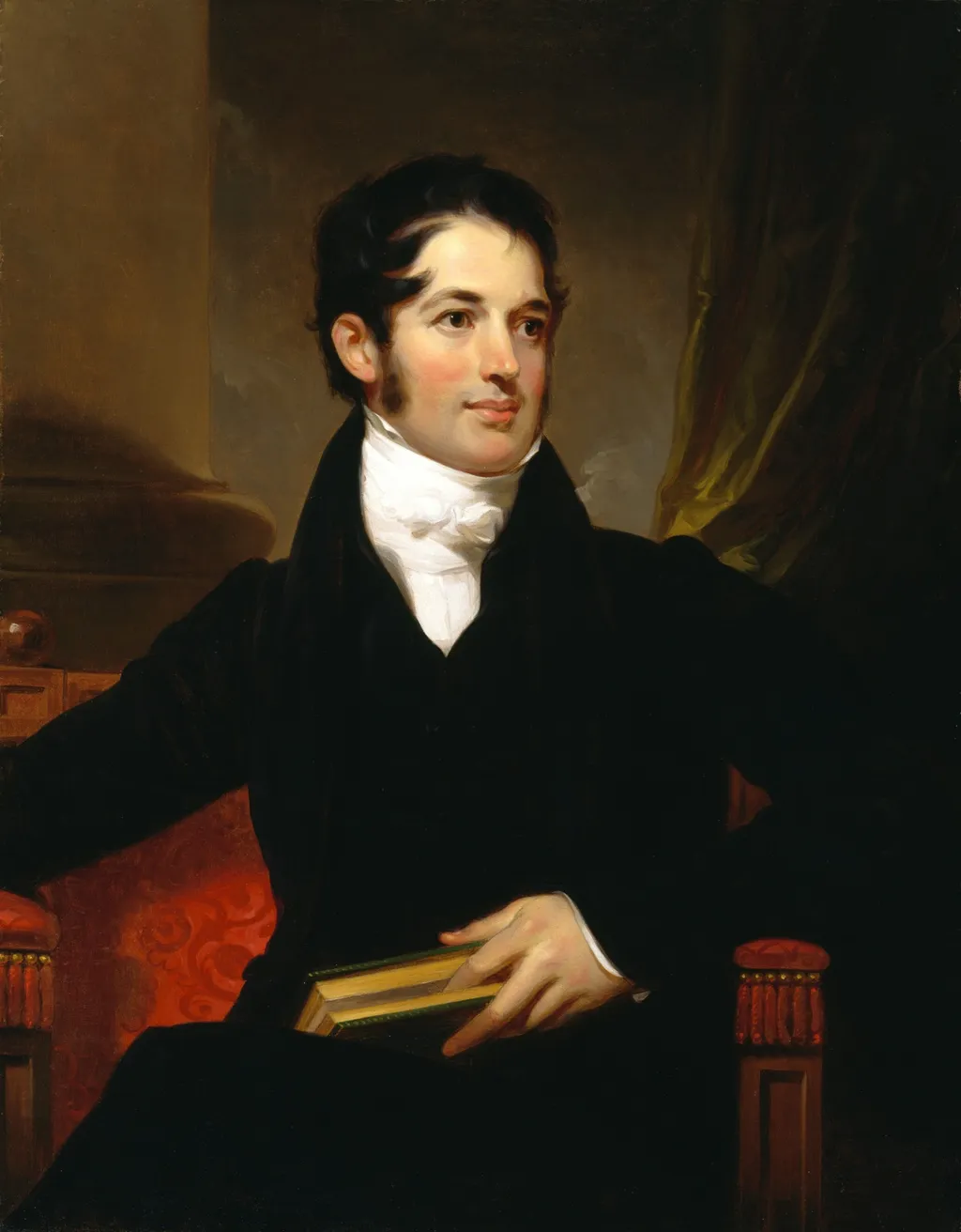 Portrait of James Cornell Biddle (1795–1838), by Thomas Sully, oil, 1841