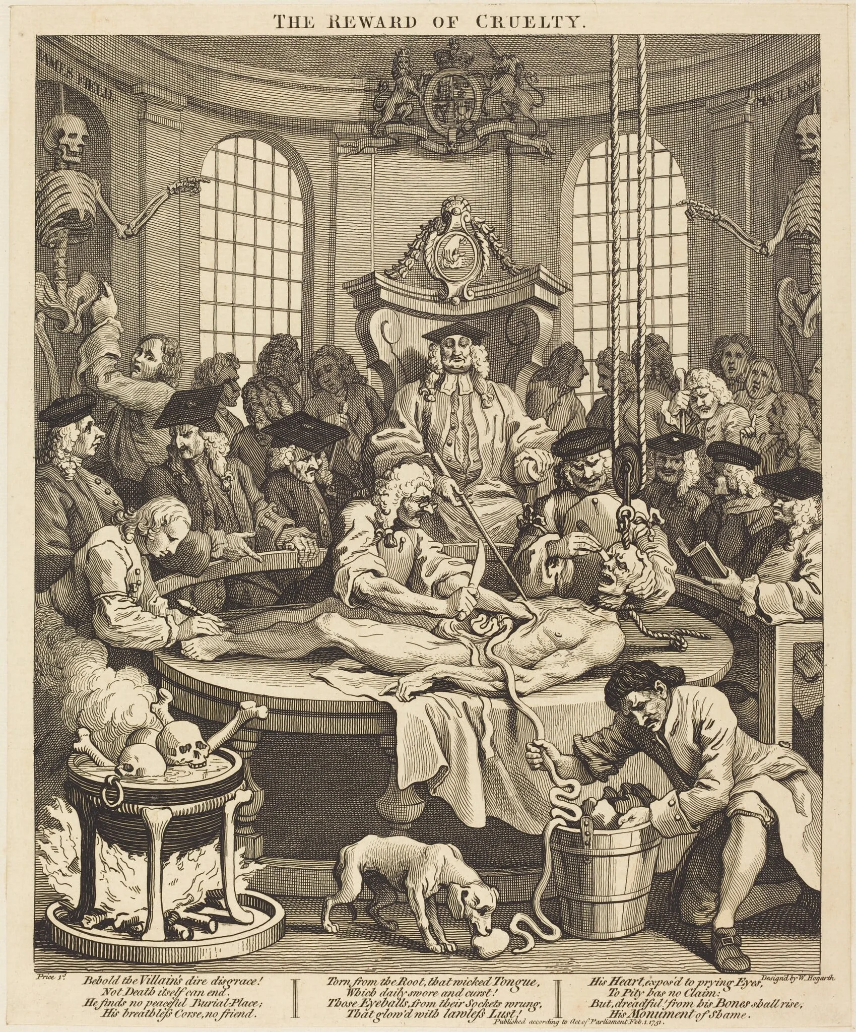 The Reward of Cruelty, detail