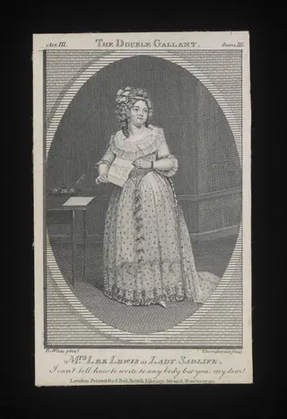 Mrs Lee Lewis as Lady Sadlife, by James Thornthwaite, 10