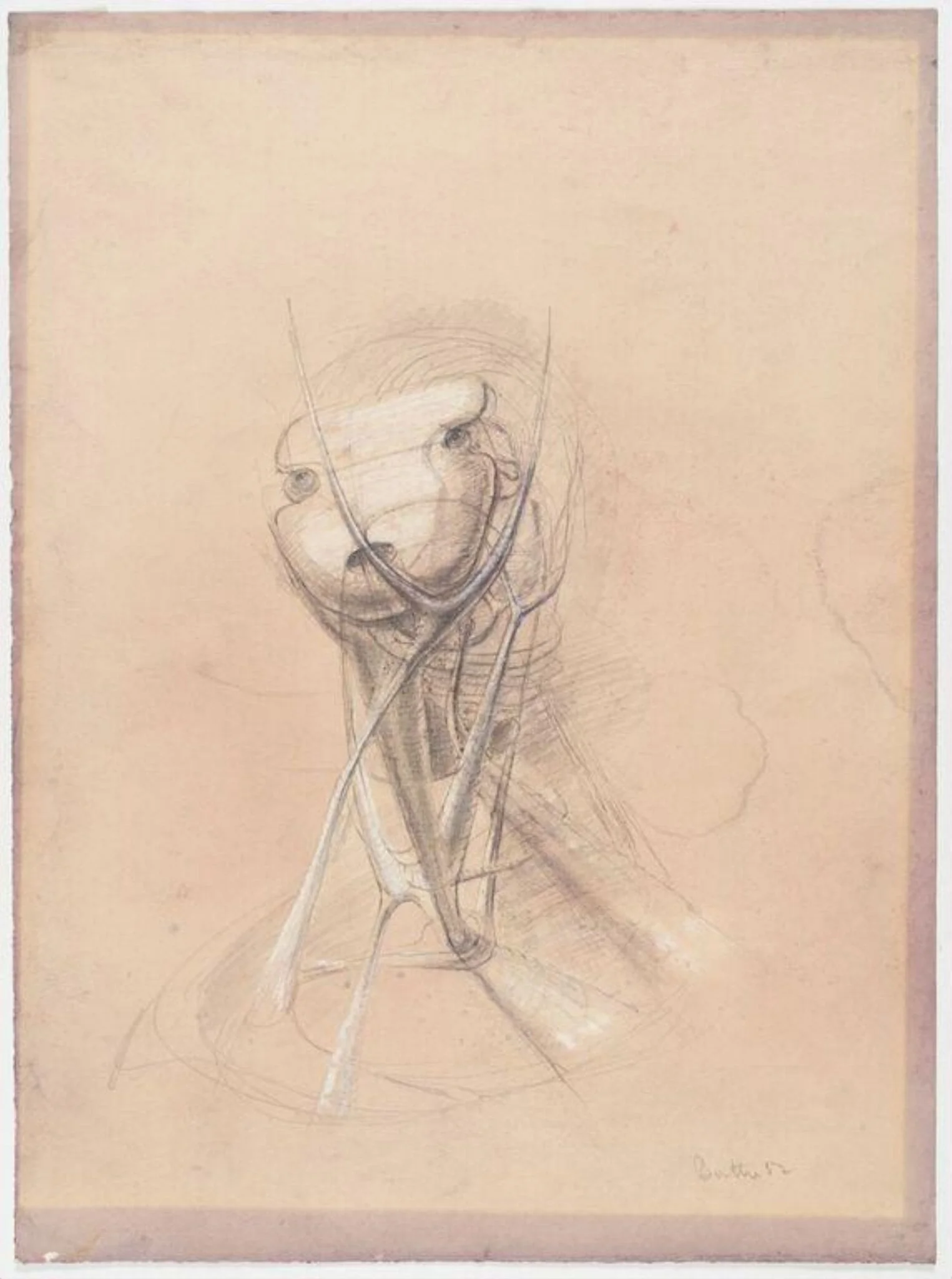 Study of a Head, detail