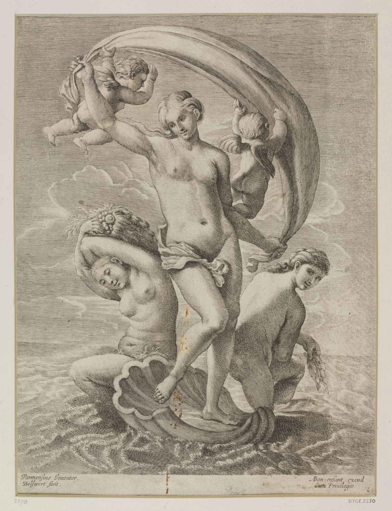 The Triumph of Galatea, detail