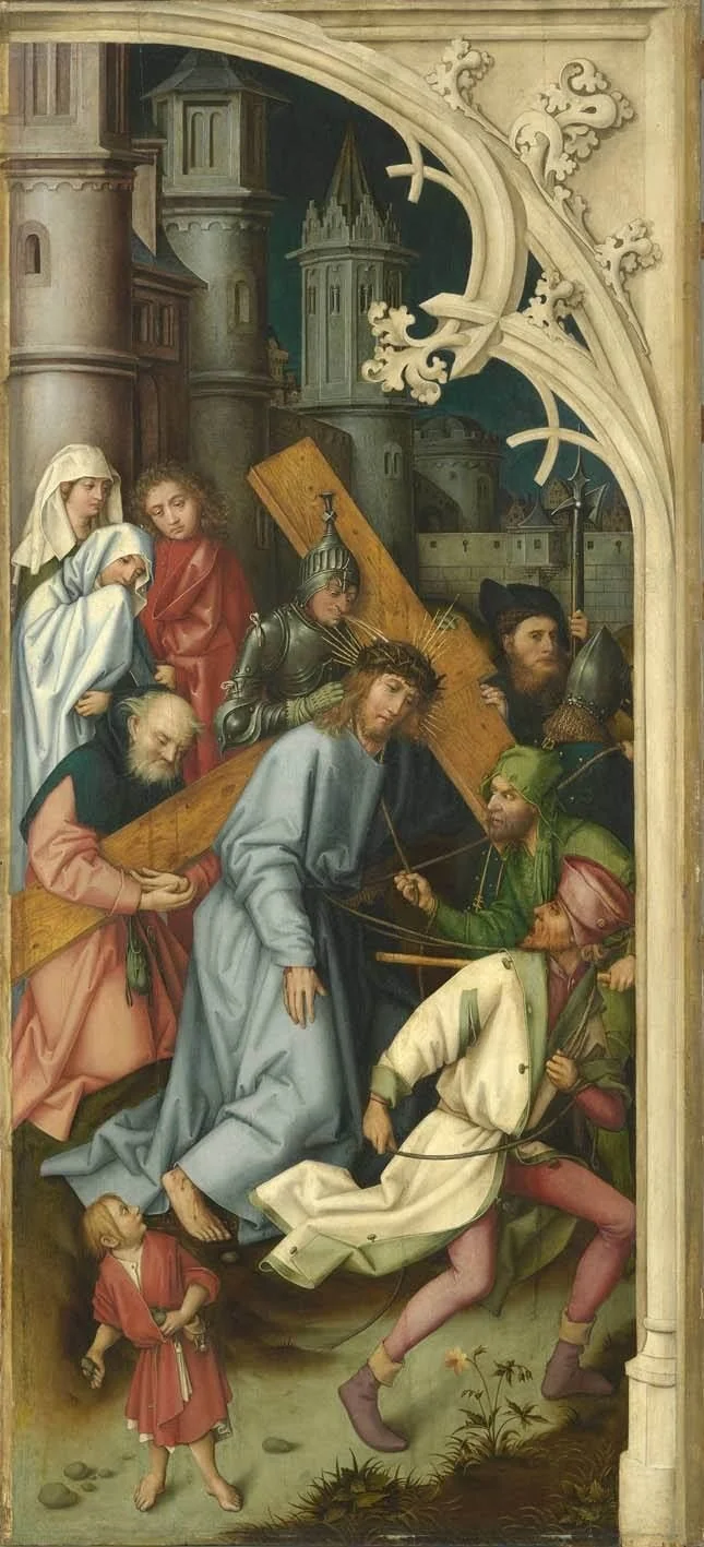 Kaisheimer Altar: Kreuztragung Christi, detail