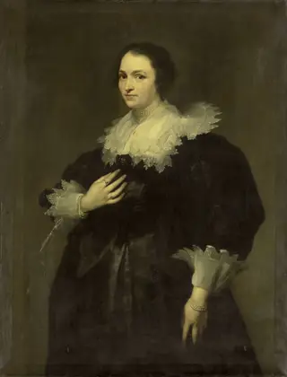 Wife of Sebastiaan Leerse, by Willem Bartel van der Kooi, oil, 1804