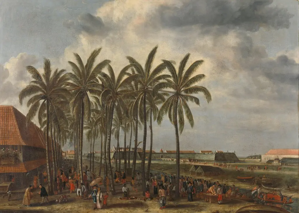 The Castle of Batavia, by Andries Beeckman, oil, 1662