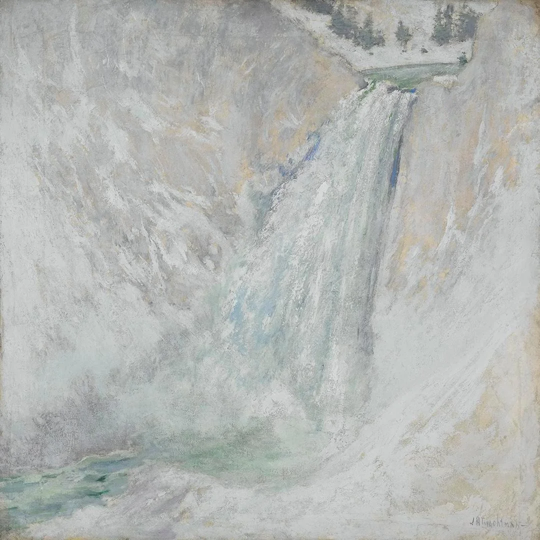 Lower Falls of the Yellowstone, detail
