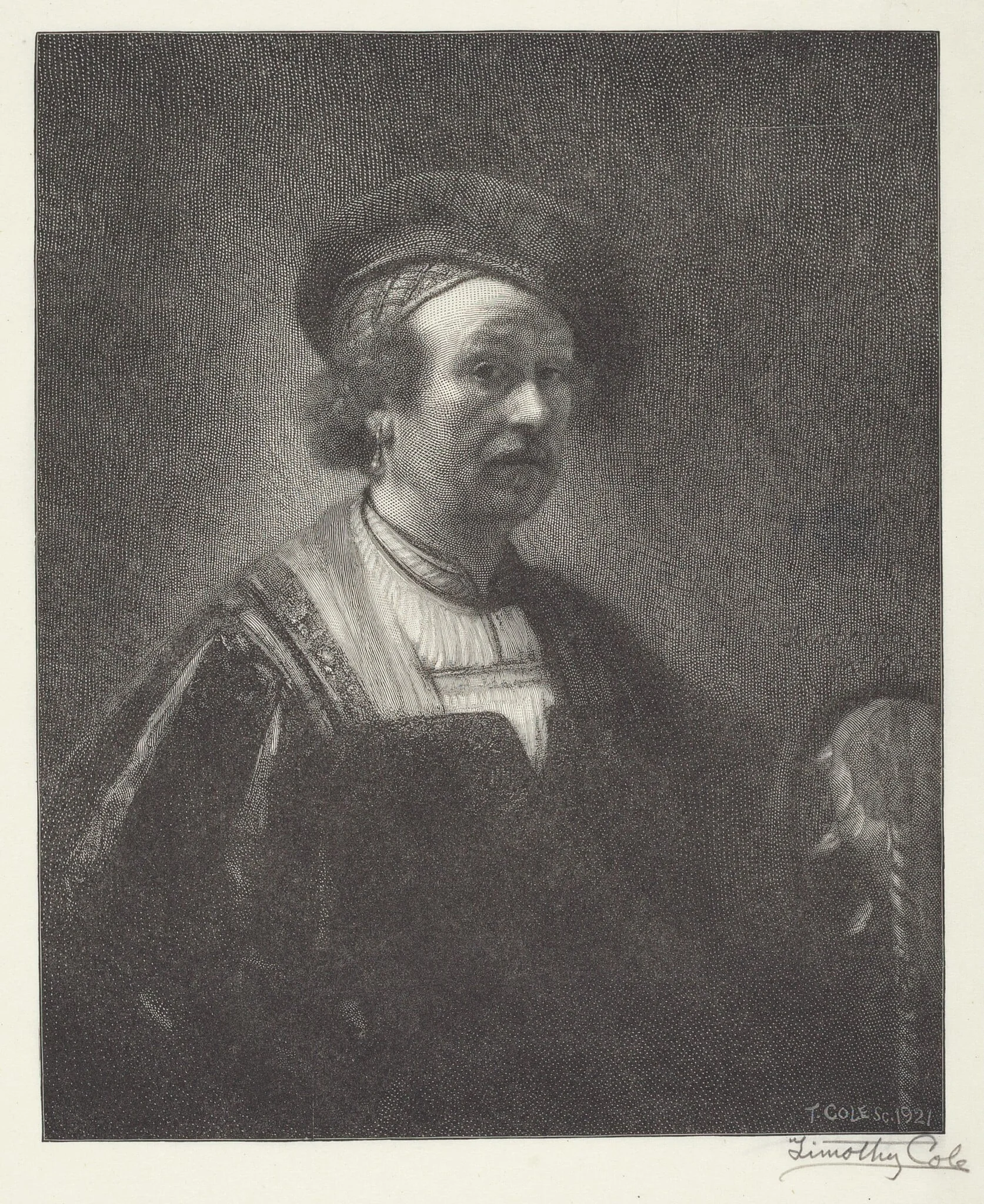 Rembrandt, detail