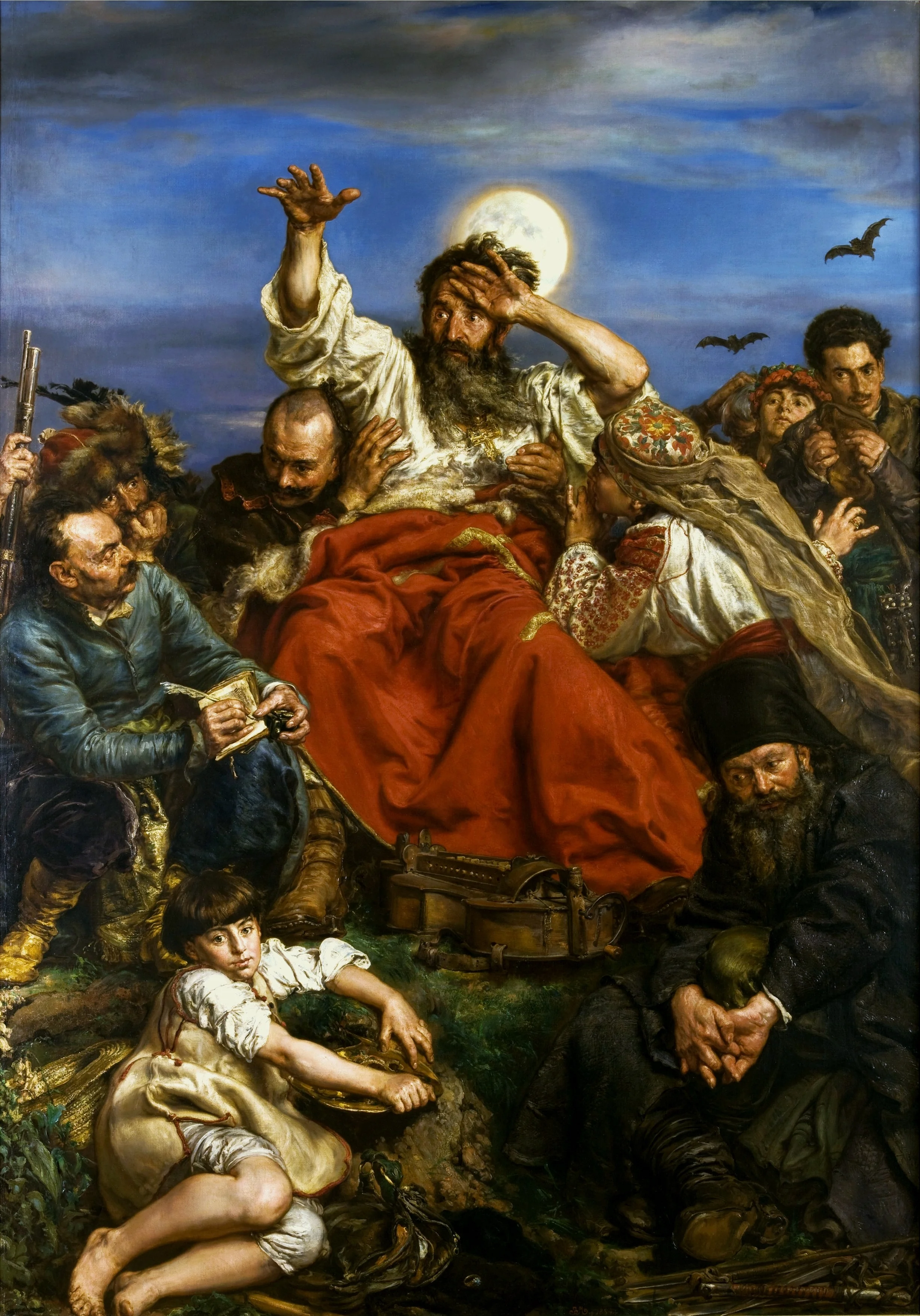 Wernyhora, detail
