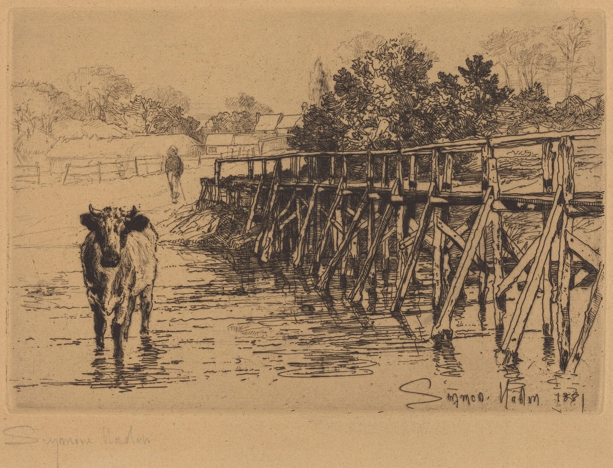 The Village Ford, detail