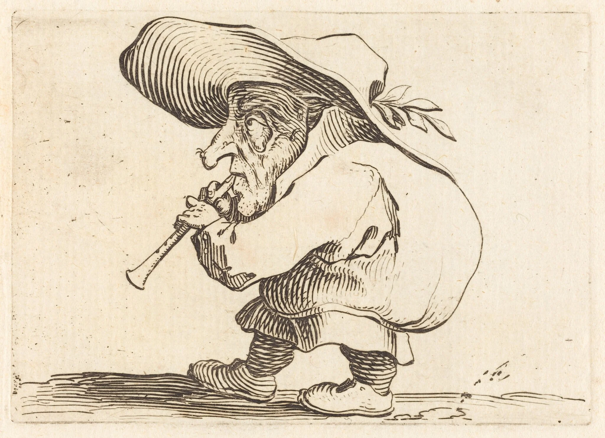 The Flageolet Player, detail