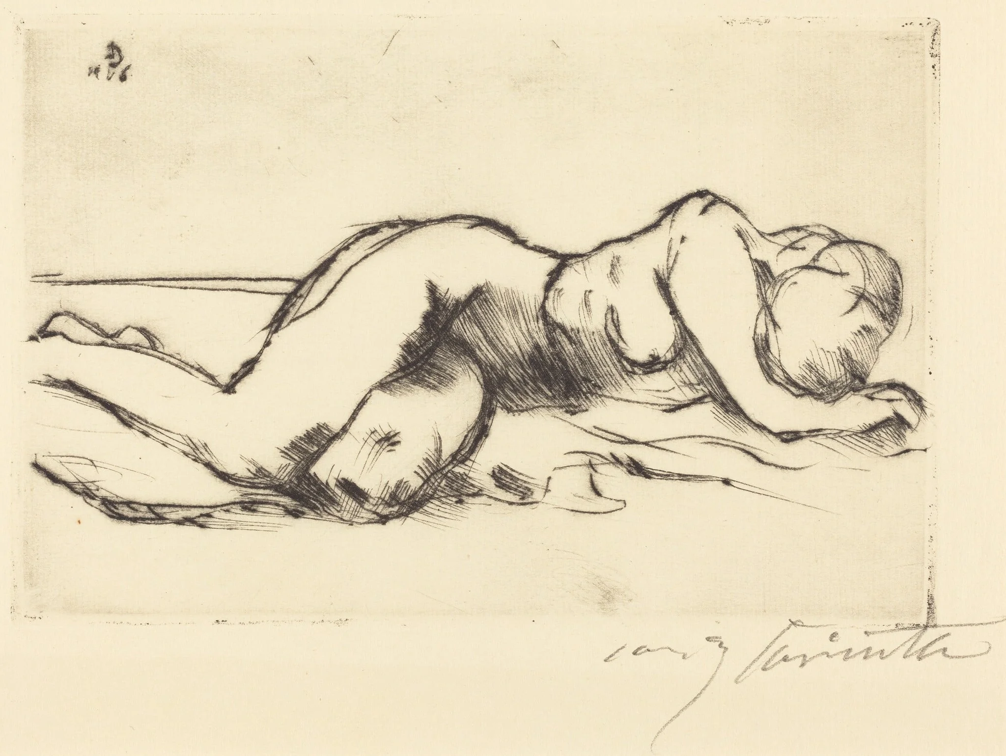 Weiblicher Akt (Female Nude), detail