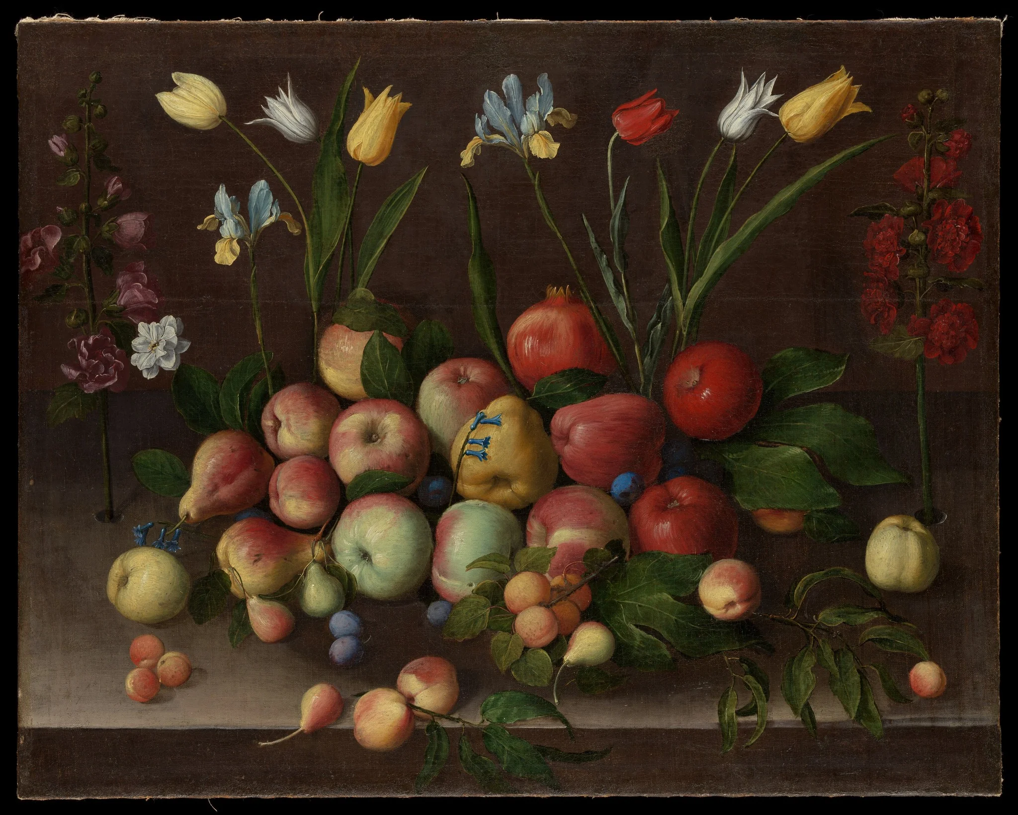Fruit and Flowers, detail