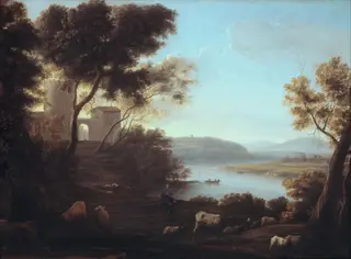 Pastoral Landscape: The Roman Campagna, by Claude Lorrain, oil, 1639