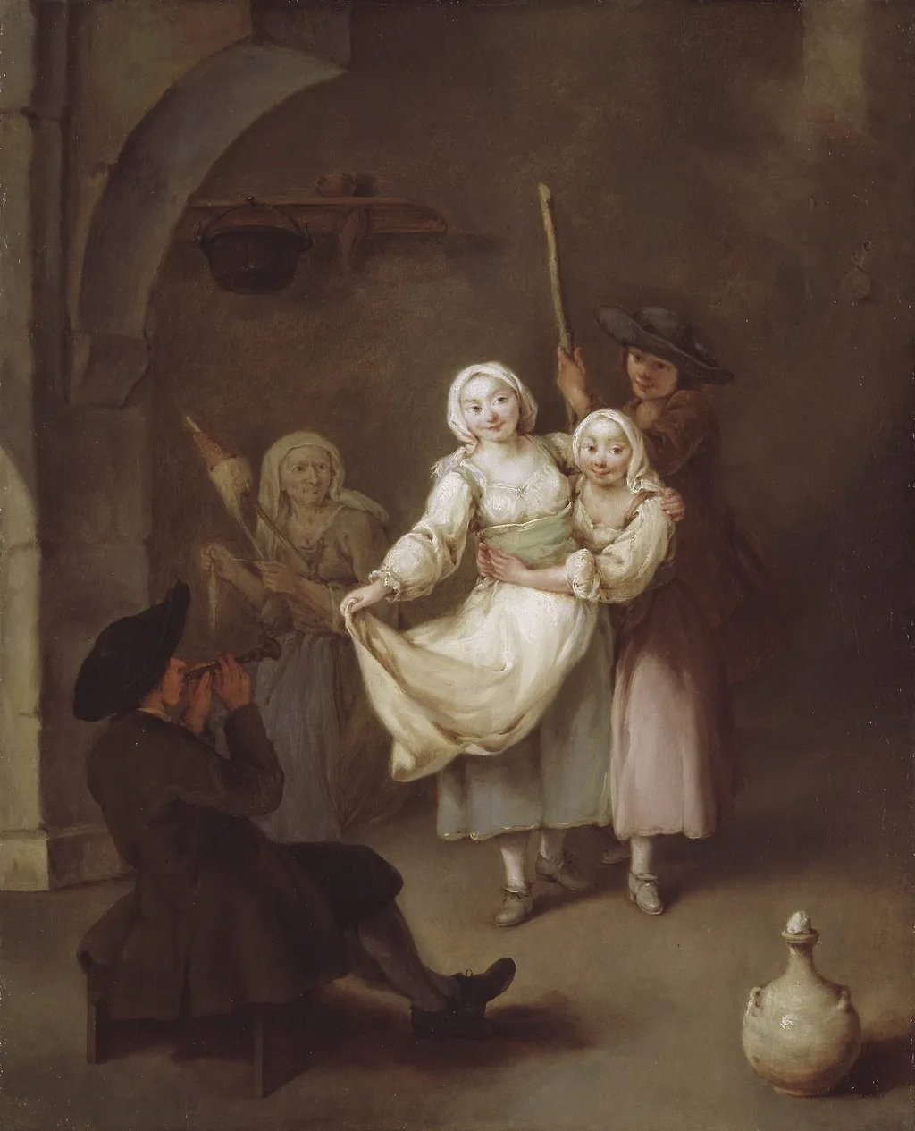 The Dance, by Pietro Longhi, oil, 1750
