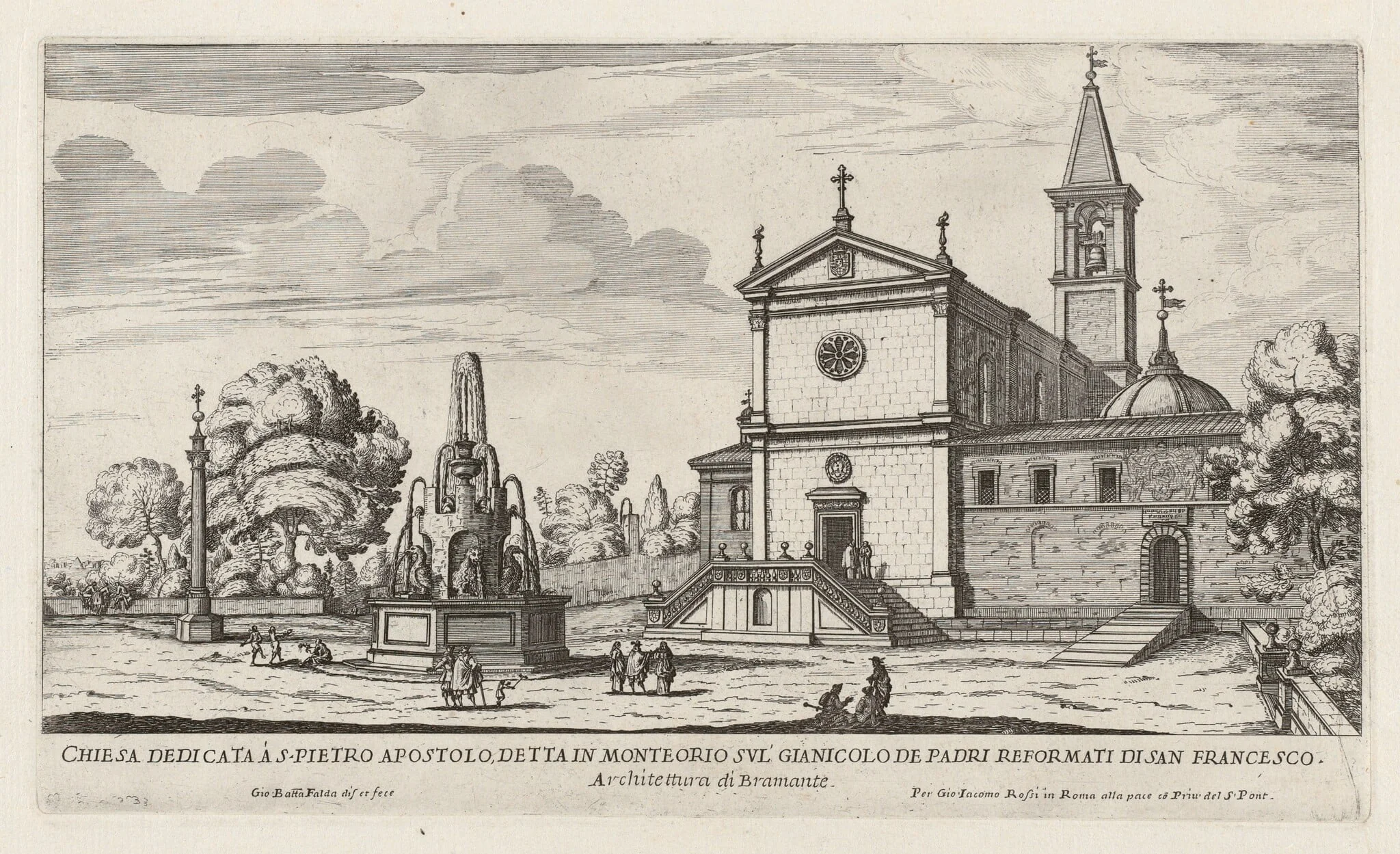 Chiesa dedicata à S. Pietro Apostolo (Church of San Pietro in Montorio), detail