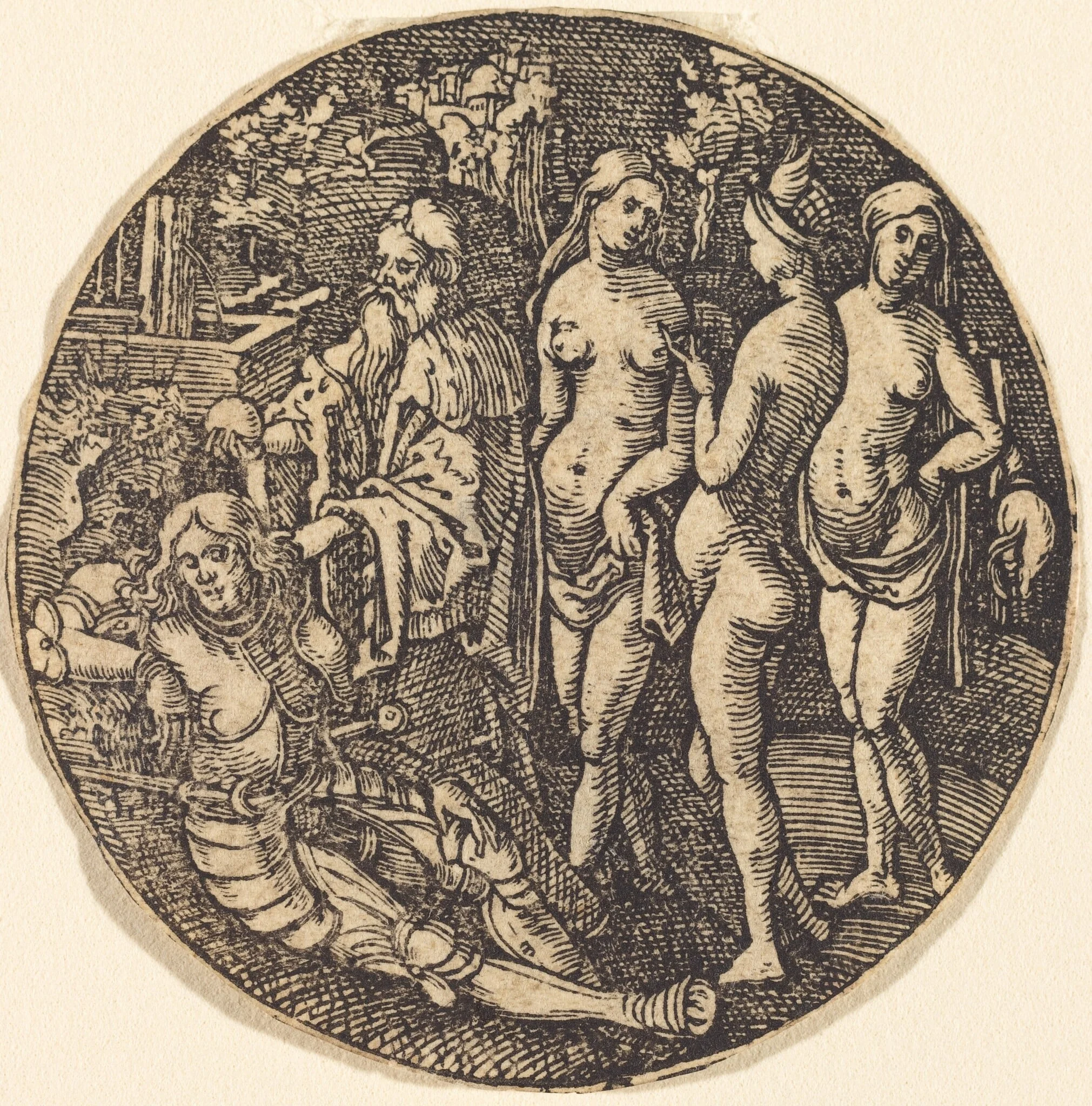 Judgment of Paris, detail