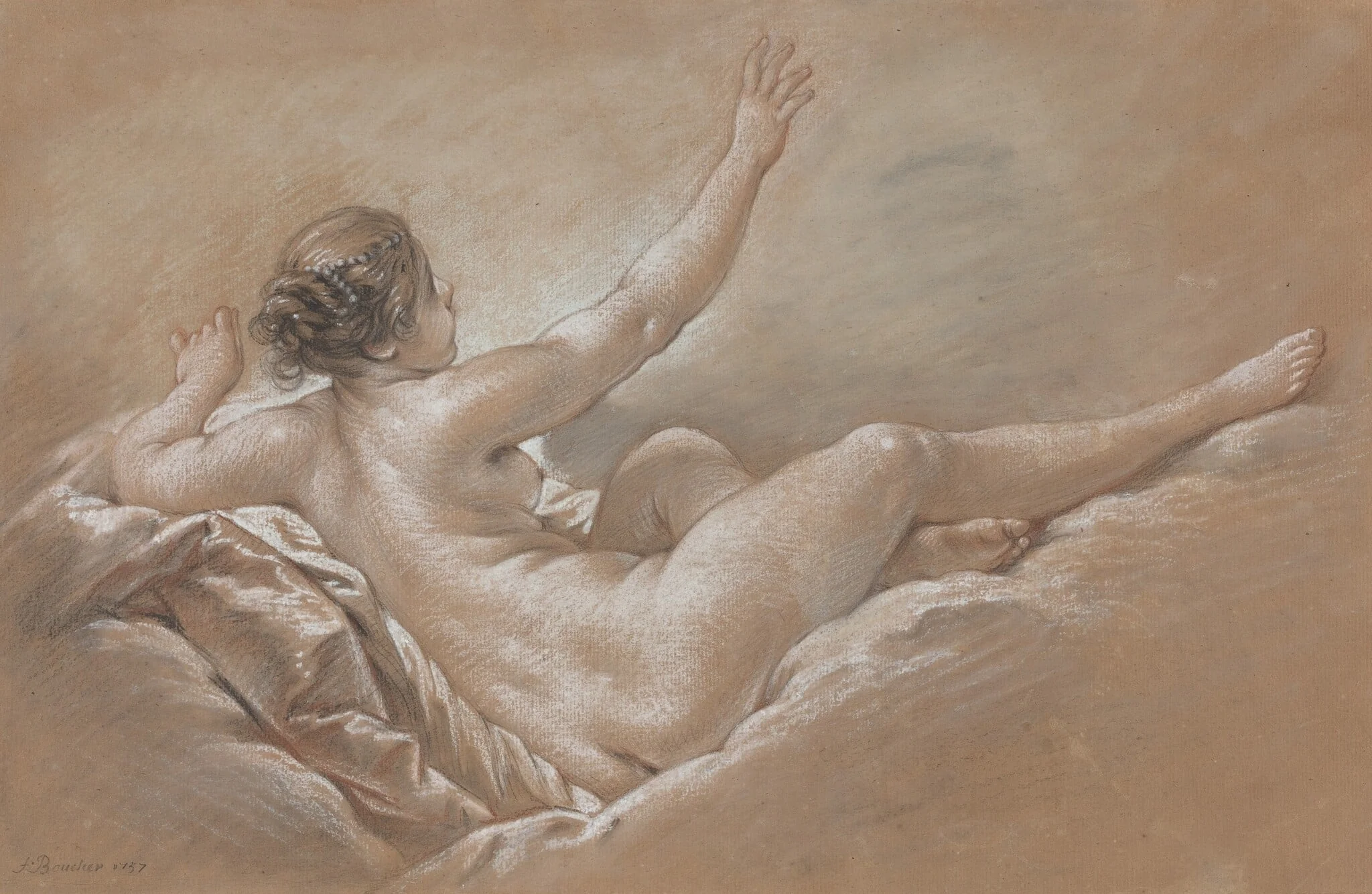 Danae Receiving the Golden Shower, detail