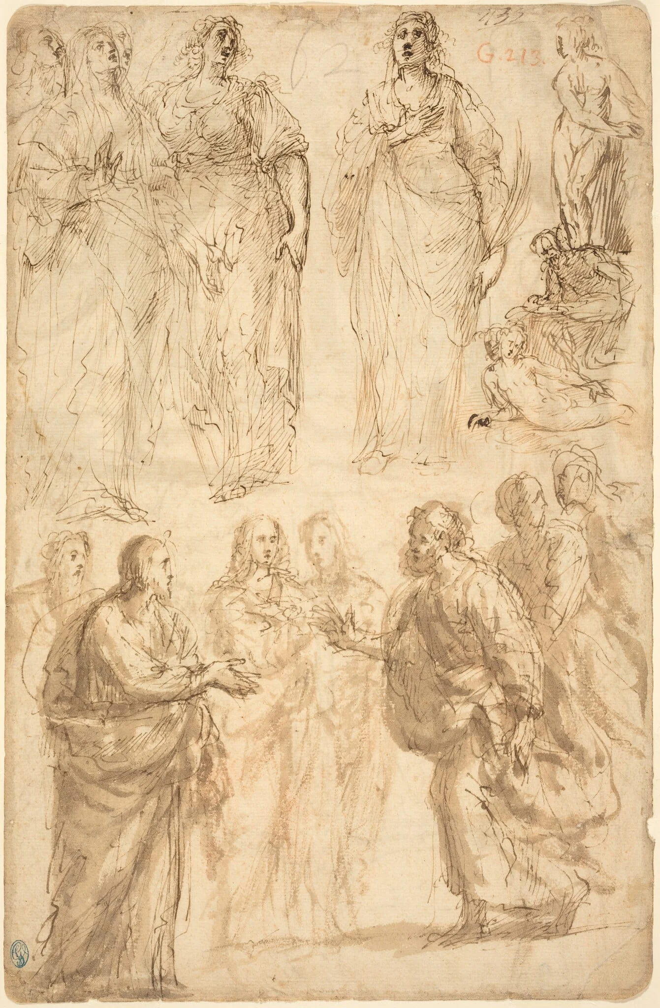 Scenes from the Life of Saint Peter, detail