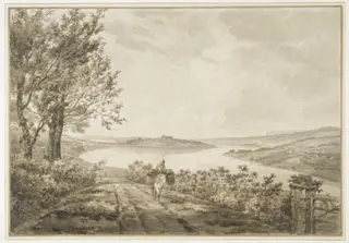 Londonderry, by William Pars, watercolor, 1771