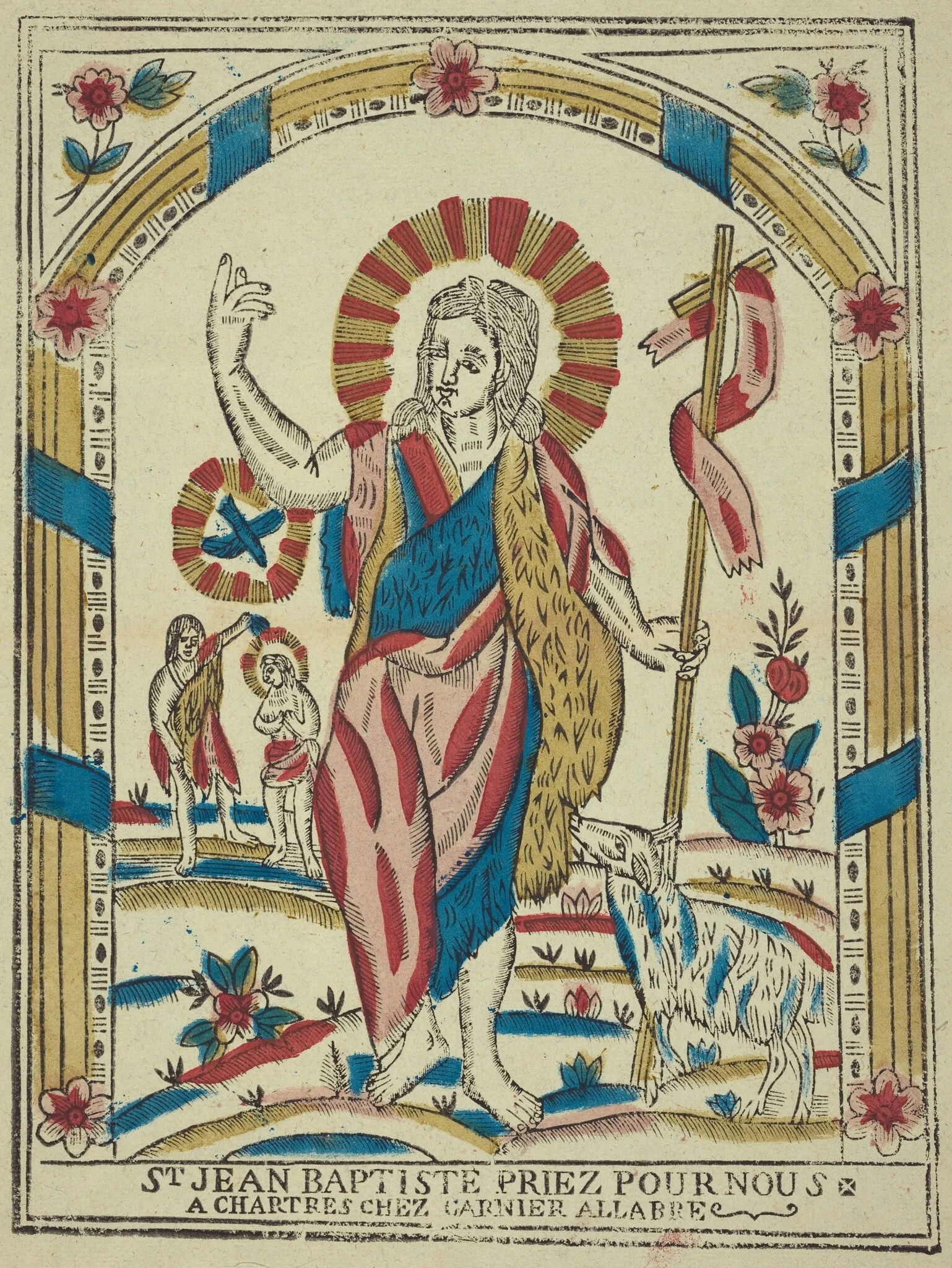 Saint John the Baptist Pray for Us, detail