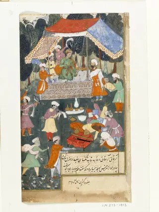 Untitled, by Yaqub Kashmiri, paint, 1590