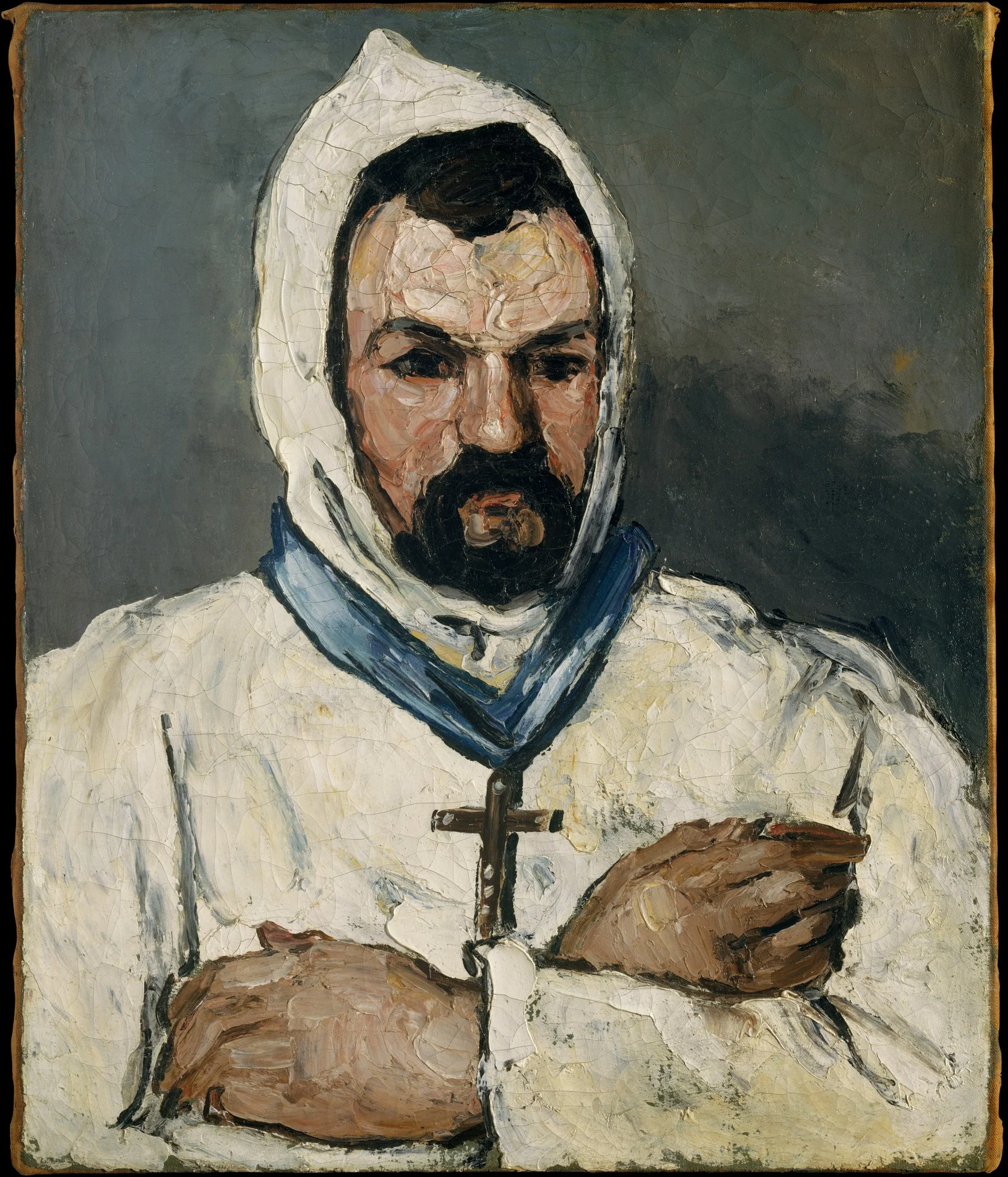 Portrait d'un moine (Monk's Portrait), detail