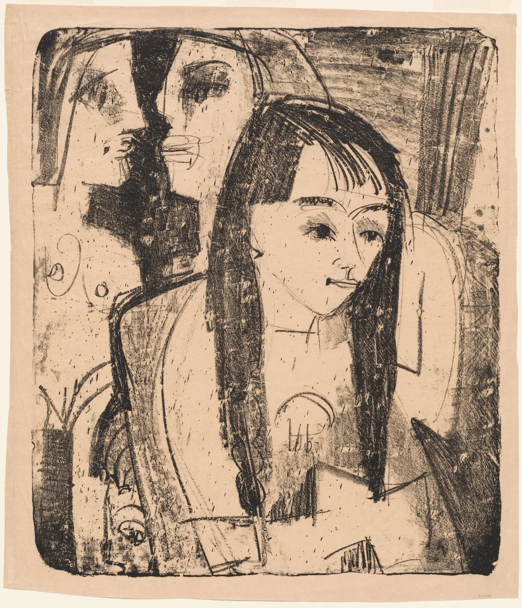Portrait of a Girl, detail