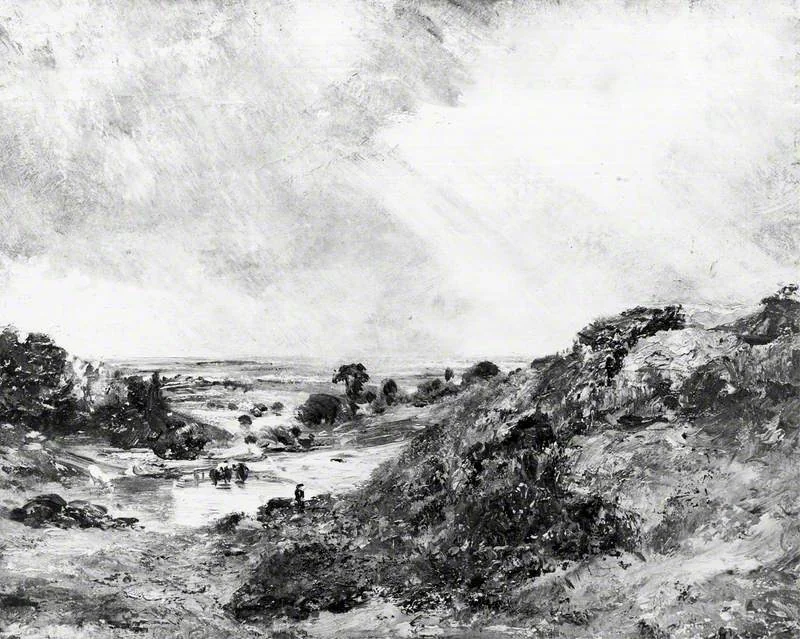 Branch Hill Pond, Hampstead, detail