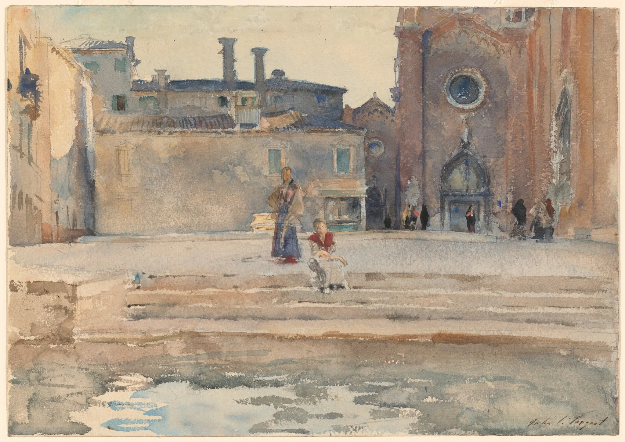 Campo dei Frari, Venice, detail