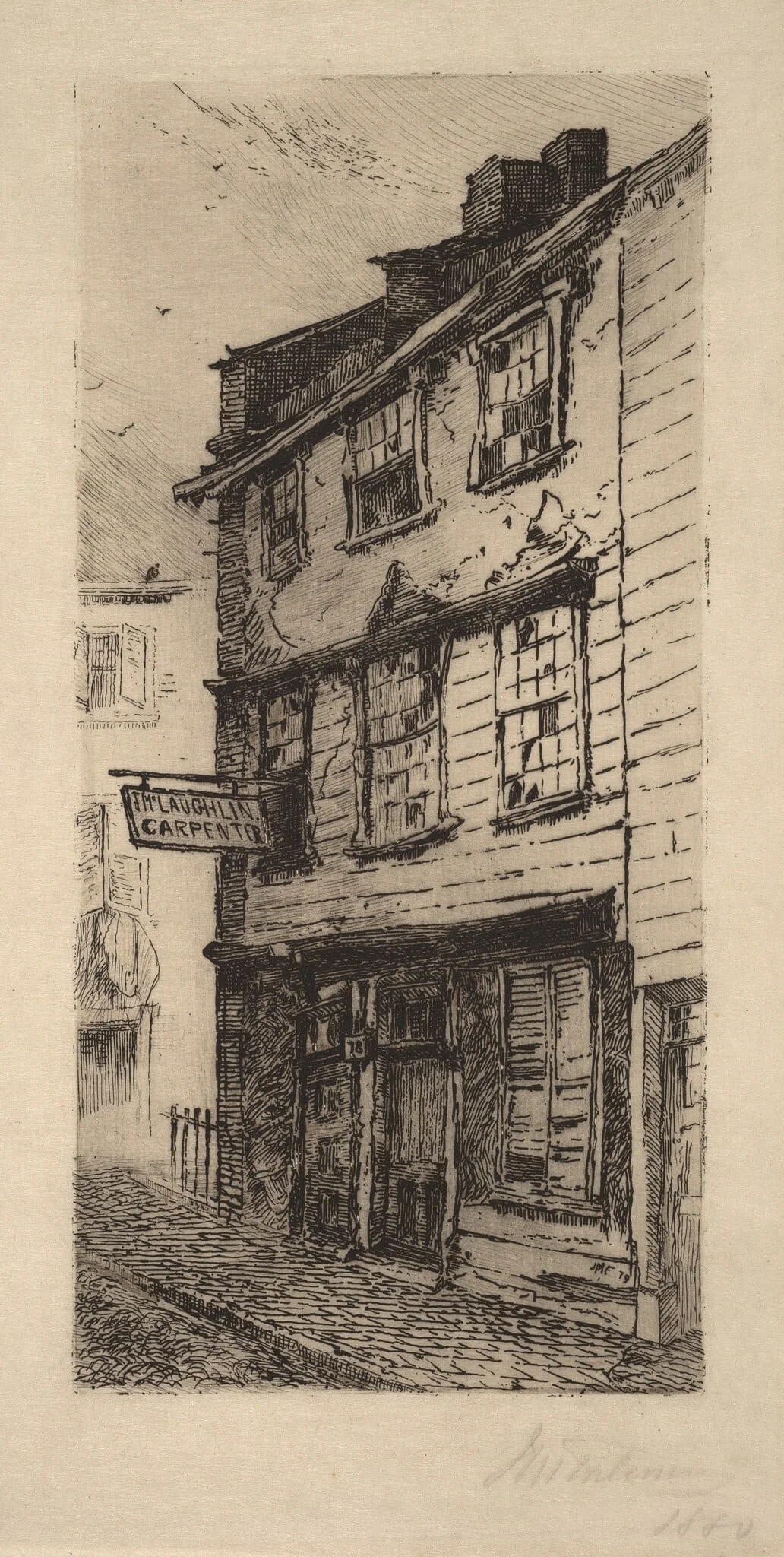 78 Cross Street, Boston, Massachusetts, detail