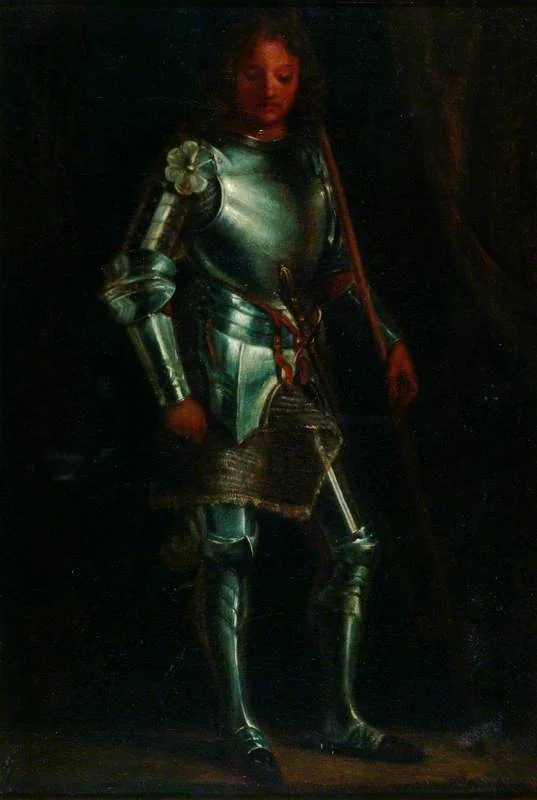 A Man in Armour, detail