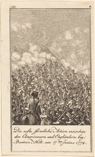 The History of the United States, by Daniel Nikolaus Chodowiecki, ink, 1784