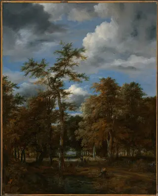 Woodland Vistas, by Jacob van Ruisdael, oil, 1660