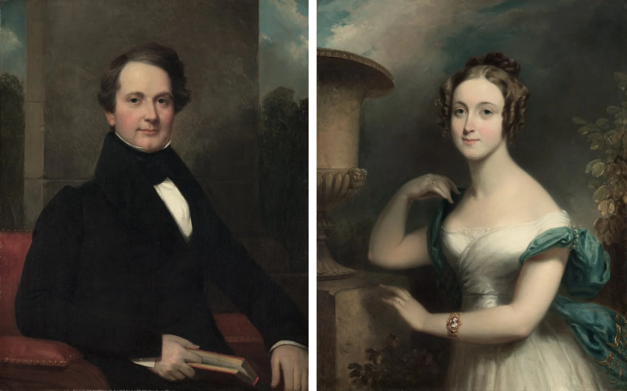 Frederic Betts; Mary Ward Betts, detail