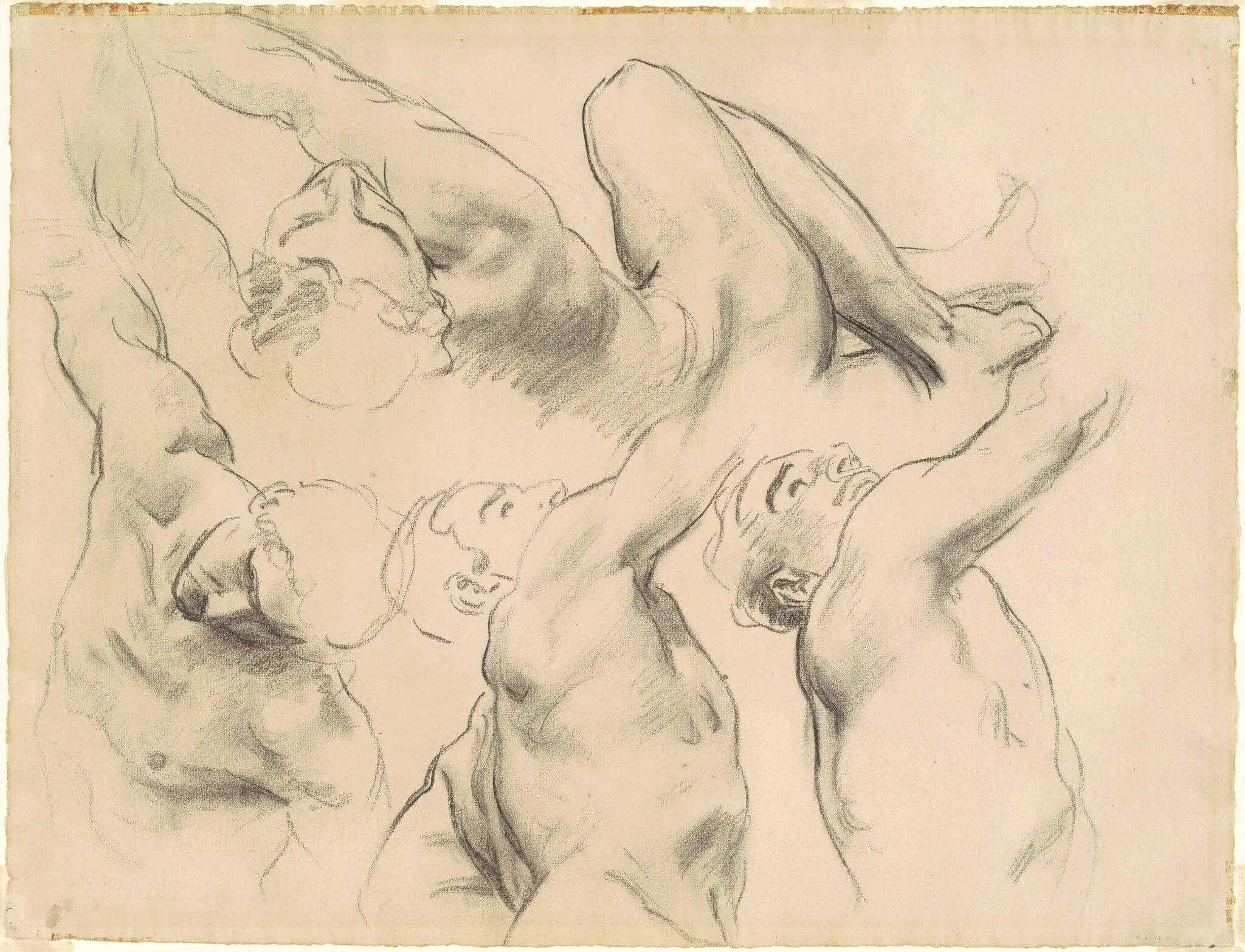 Studies for "Heaven" and "Hell", detail