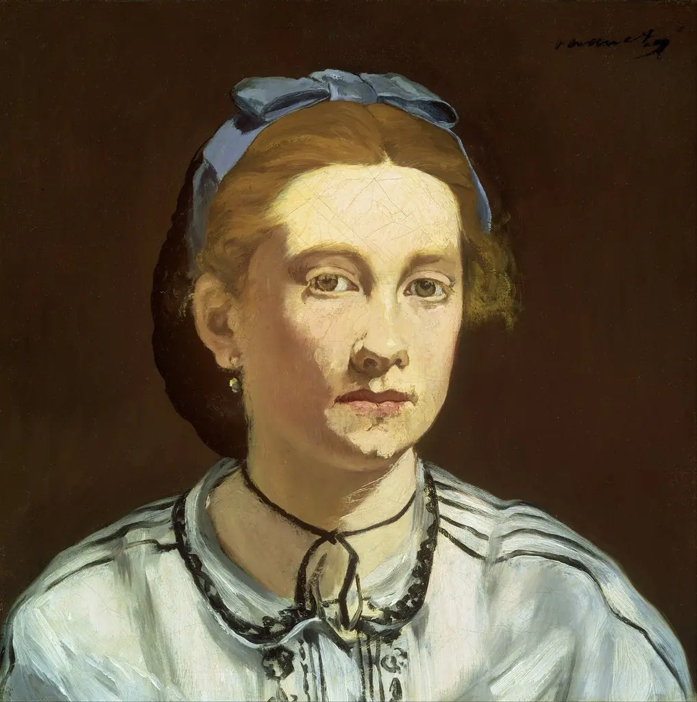 Victorine Meurent, by Edouard Manet, oil, 1862