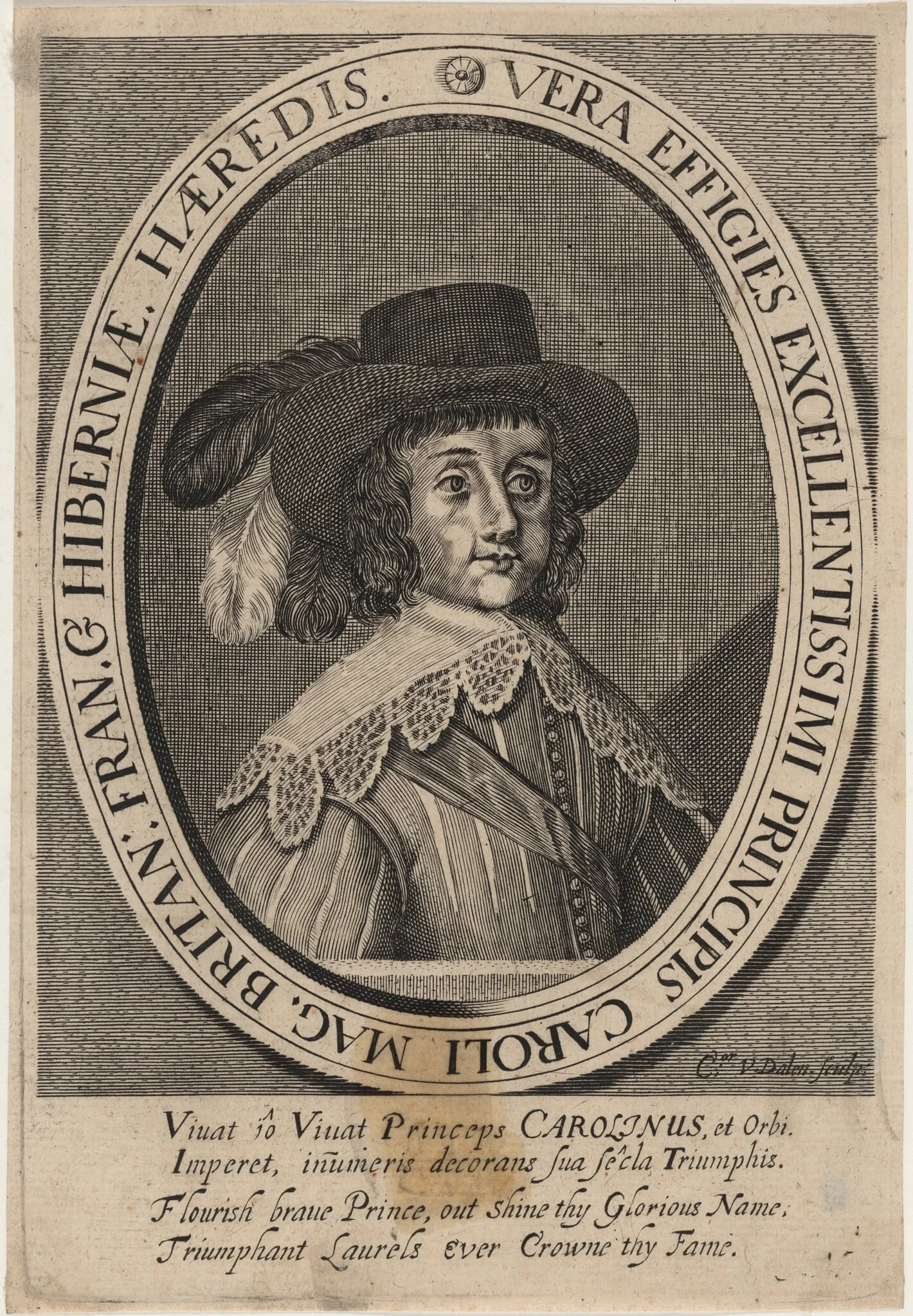 Charles II as Prince, detail