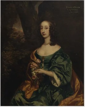 Elizabeth Dering, Lady Darell, detail