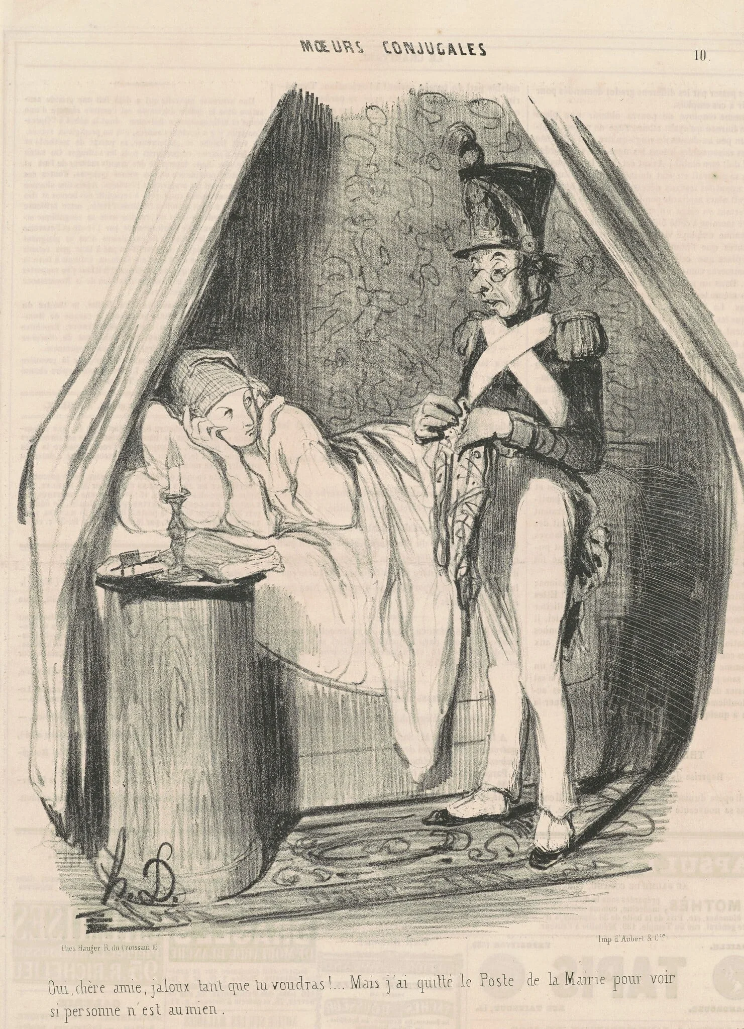 Oui, chère amie, jaloux tant que tu voudras!..., detail