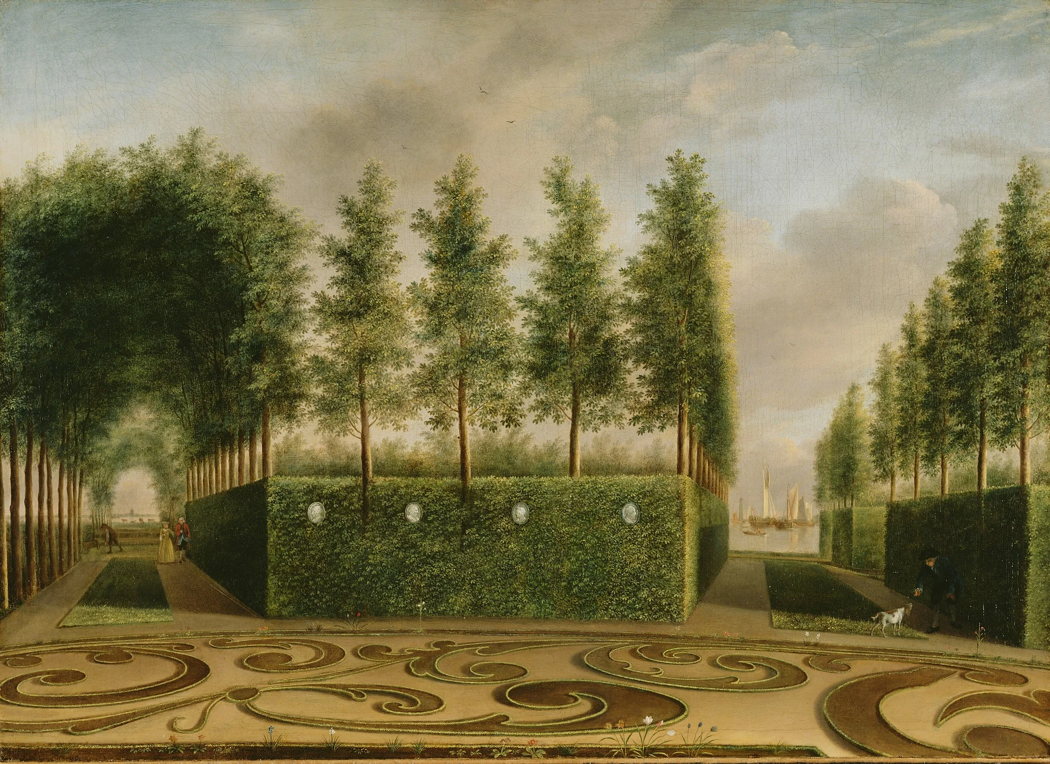 A Formal Garden, detail