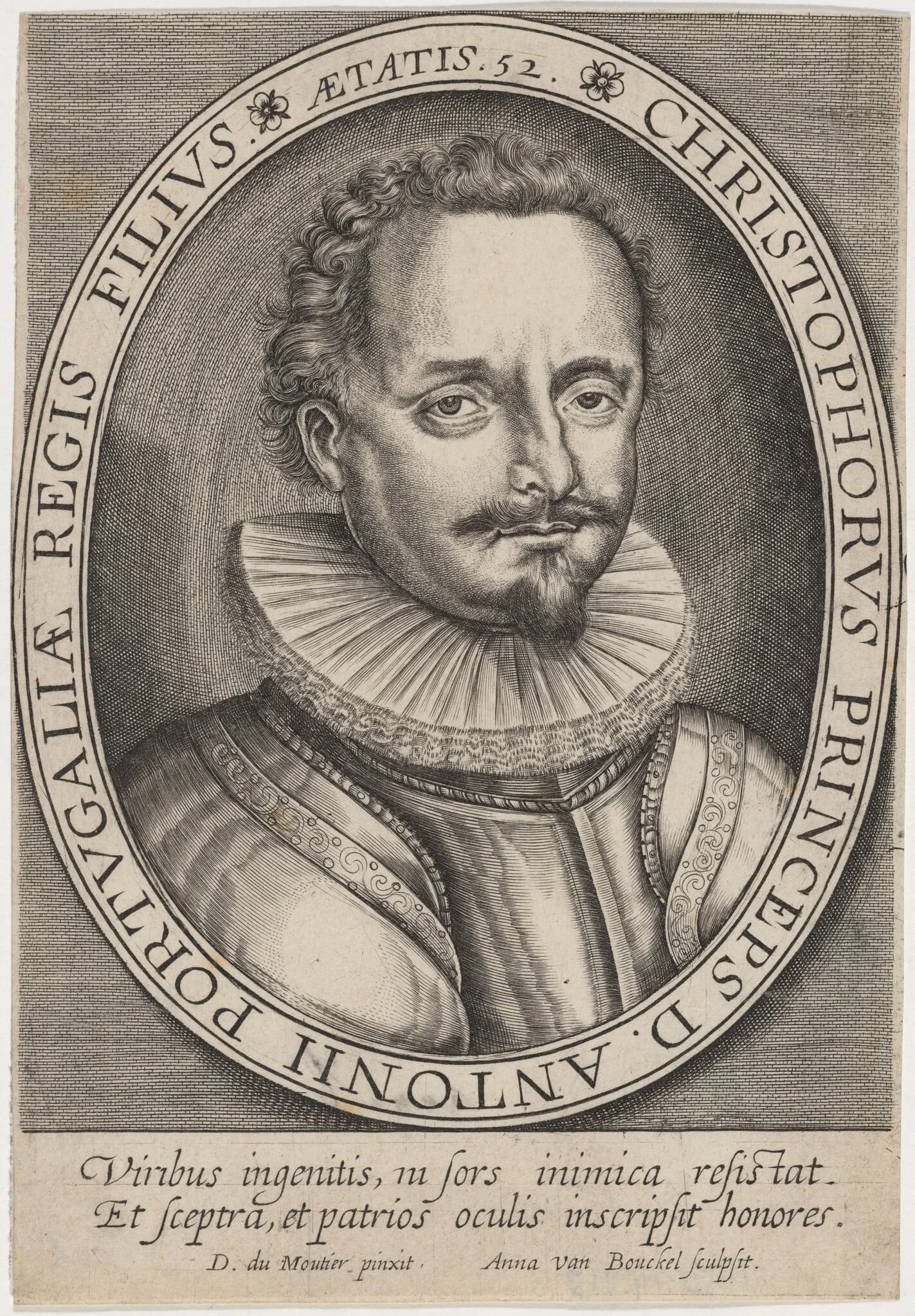Prince Christopher, son of Anthony, King of Portugal, detail