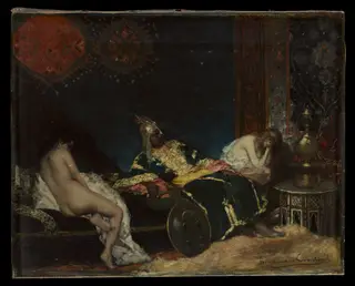 The Serbian Concubine (Un Envoi de Serbie), by Jean-Joseph Benjamin-Constant, oil, 1888