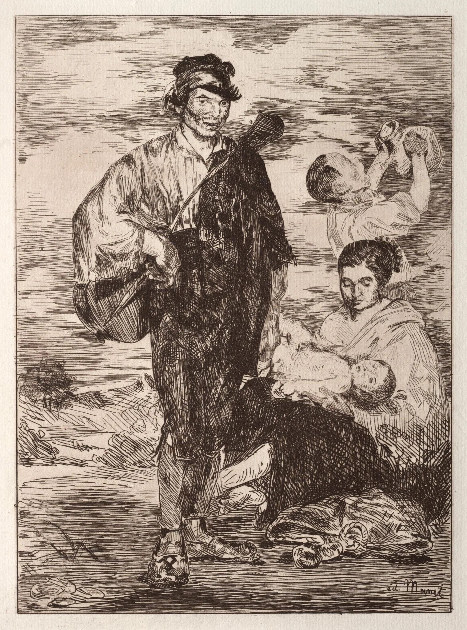 Les Gitanos, detail