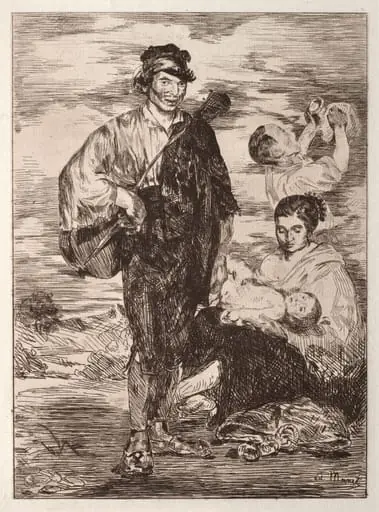 Les Gitanos, by Edouard Manet, 1862
