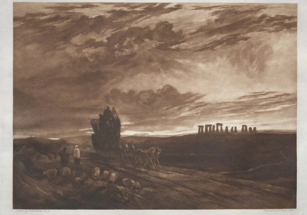 Stonehenge at Daybreak, by Frank Short, 1897