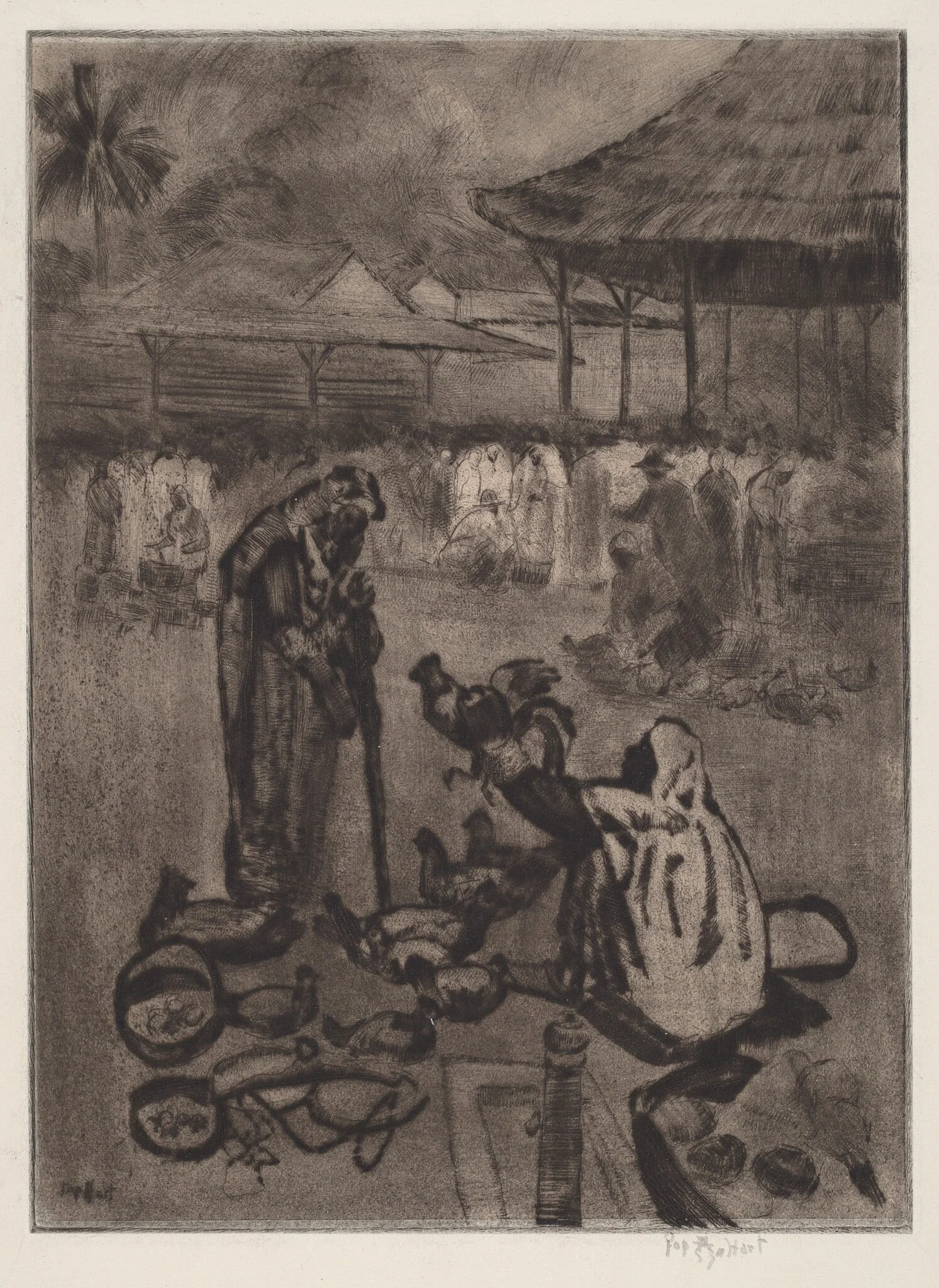Chicken Vendor, Trinidad, detail
