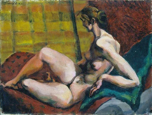 Reclining Female Nude, detail