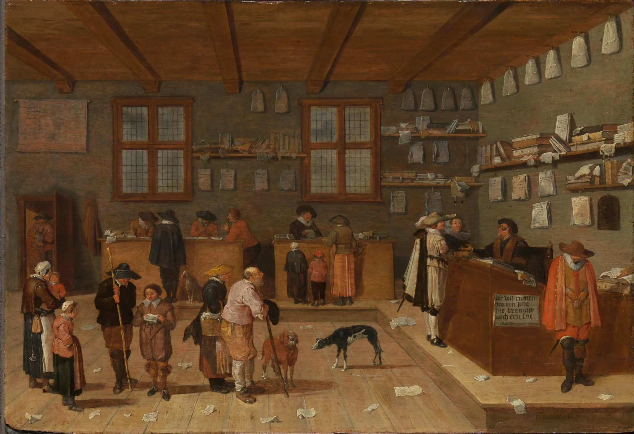 The Lawyer's Office, detail