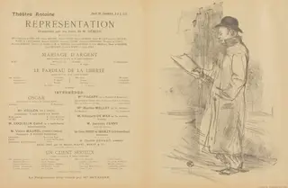 Mariage d'argent; Le Fardeau de la liberté; Un Client sérieux [recto], by Henri de Toulouse-Lautrec, ink, 1897