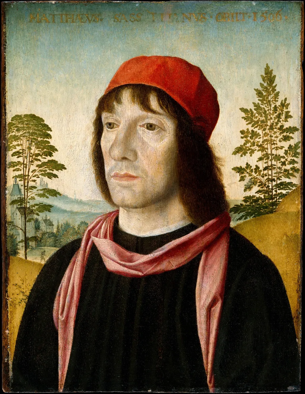 Portrait of a Man, by Fra Bartolomeo, oil, 1507